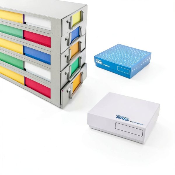 Stainless Steel 15-Well Freezer Rack Side Drawer by Biologix-2