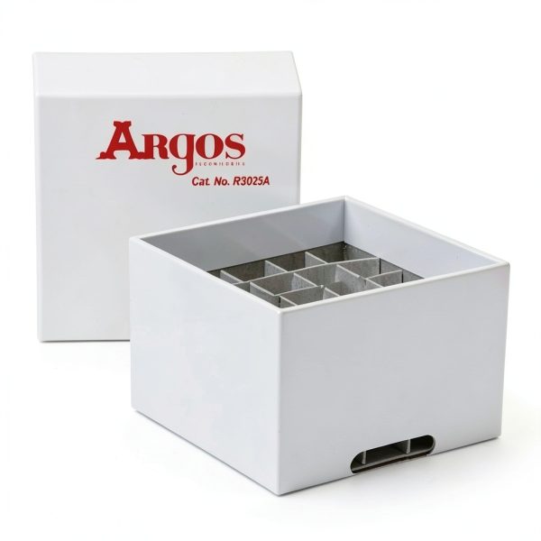 Argos Technologies 06755-71 PolarSafe Cardboard Freezer Box with 25 Place Insert, 3" L x 3" W x 2" H, Pack of 200-2