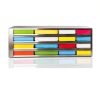 Stainless Steels 16-Well (4x4) Freezer Rack, Dimensions about 22.05*9.45*5.51 in, Side Access Drawer for Cryogenic Box Storage and Organization, Storage Boxes Sold Seperately, 1 Piece/Case-4