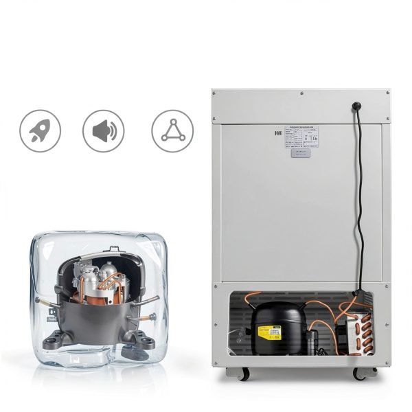 -86°C Ultra-Low Temperature Freezer30L Lab Cryogenic Freezer 123 °F Samples Flash Freezer for Laboratory Samples Storage (30L)-3