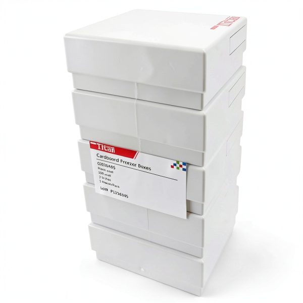 100-Place Cardboard Freezer Box ADAMAS Waterproof for Cryovials-2