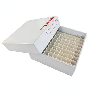 100-Place Cardboard Freezer Box ADAMAS Waterproof for Cryovials-0