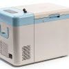 18°C ~-86°C/64.4℉~-122.8℉ Protable Ultra-Low Temperature Freezer 12V-240V Compatible Lab Cryogenic Freezer Samples Flash Freezer for Laboratory Samples Storage Lab Refrigerator 38LB-0