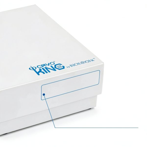 Cardboard Cryo Lab Freezer Box DROSOKING 2in 100-Well White Case of 20-1