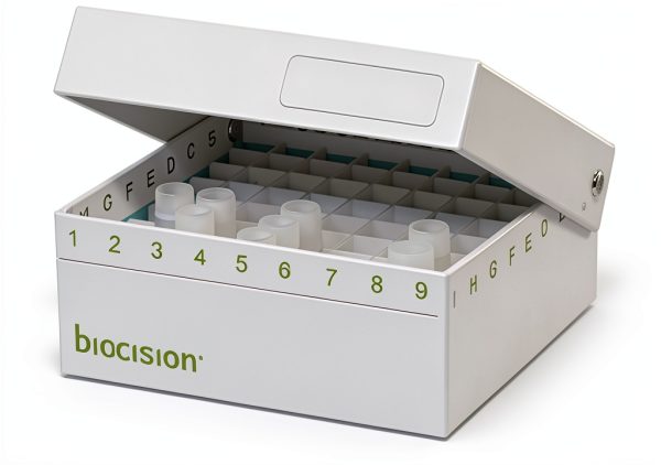 Biocision Hinged CryoBox 81-Place White 50PK Freezer Box Thomas-0