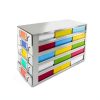 Stainless Steel 15-Well Freezer Rack Side Drawer by Biologix-1
