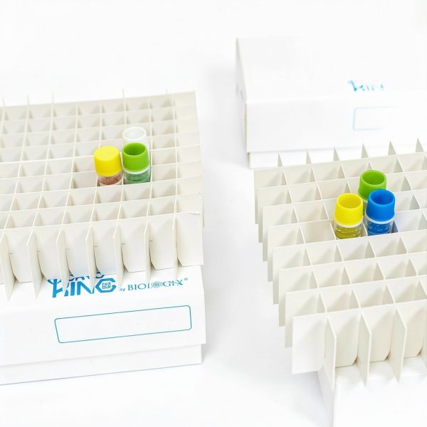 Cardboard Cryo Lab Freezer Box DROSOKING 2in 100-Well White Case of 20-3