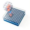 12 /Case 1 In 100-Well PC Freezer Lab Boxes, Cryo Storage Boxes for Lab Tube Storage, Blue Cryo Boxes-1