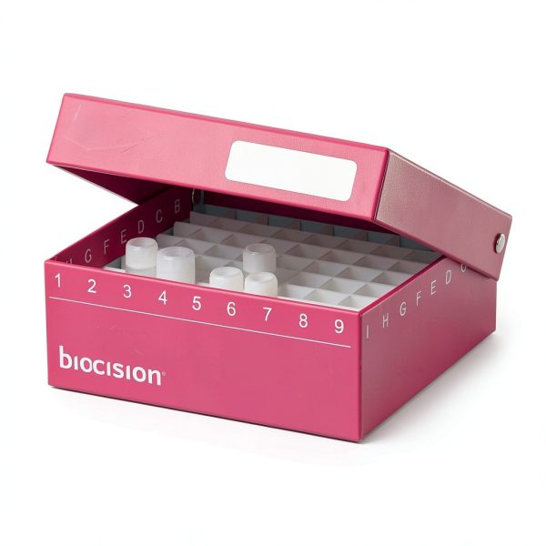 TruCool Hinged CryoBox 81 Place Multi Color Pack of 5 by BioCision-5