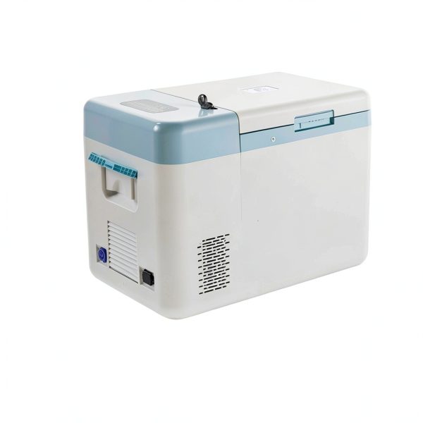 18°C ~-86°C/64.4℉~-122.8℉ Protable Ultra-Low Temperature Freezer 12V-240V Compatible Lab Cryogenic Freezer Samples Flash Freezer for Laboratory Samples Storage Lab Refrigerator 38LB-5